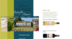 Desktop Screenshot of chateau-le-fage.com